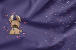 Panel inkl. Kombi - Little Cutie Panel Deeppurple- Hund